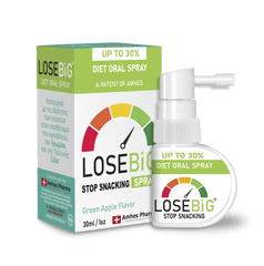 LoseBig Diet Oral Spray Green Apple Flavor 30ml