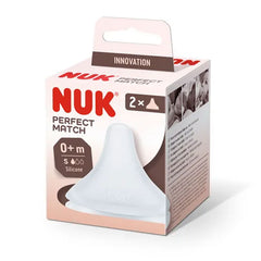 Nuk – Perfect Match Θηλή Σιλικόνης Μέγεθος M – 3m+ 2τμχ