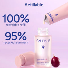 Caudalie Resveratrol-Lift Instant Firming Serum Refill Αντιρυτιδικός & Συσφιγκτικός Ορός Προσώπου Ανταλλακτικό, 30ml