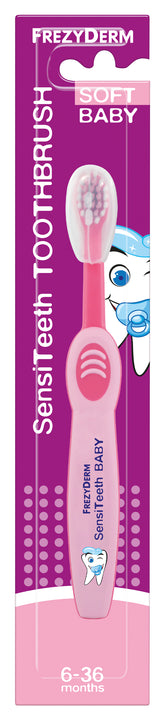 Frezyderm SensiTeeth Baby Toothbrush Soft Pink 1 τεμάχιο