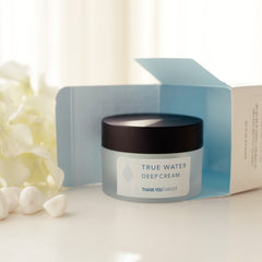 Thank You Farmer True Water Deep Cream Κρέμα Προσώπου Βαθιάς Ενυδάτωσης για το Κανονικό & Ξηρό Δέρμα, 50ml