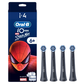 Oral-B iO Kids Marvel Spiderman Ανταλλακτικές Κεφαλές Ηλεκτρικής Οδοντόβουρτσας 6y+, 4τεμ