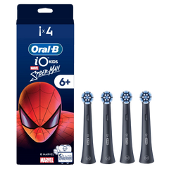 Oral-B iO Kids Marvel Spiderman Ανταλλακτικές Κεφαλές Ηλεκτρικής Οδοντόβουρτσας 6y+, 4τεμ