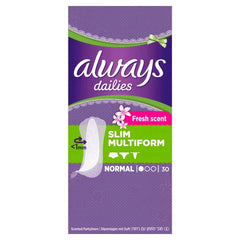 Always Dailies Slim Multiform Fresh Σερβιετάκια 30τμχ.