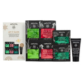 Apivita Promo Let it Glow για Ενυδάτωση & Λάμψη Express Beauty Μάσκα Προσώπου Αλόη, 2x8ml, Μάσκα Προσώπου Ρόδι, 2x8ml, Μάσκα Ματιών Ginkgo Biloba, 2x2ml & Δώρο Μαύρο Gel Καθαρισμού, 15ml, 1σετ