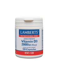 Lamberts D3 2000iu (50mg) 120caps