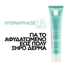 La Roche-Posay Hydraphase HA Rich Κρέμα Προσώπου Πλούσιας Υφής για 72 Ώρες Εντατικής Ενυδάτωσης, 40ml
