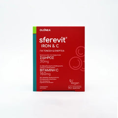 Olonea Sferevit Iron & Vitamin C για Τόνωση και Ενέργεια 90 Caps