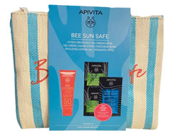 Apivita Set Bee Sun Safe Hydra Fresh Face Gel Cream SPF50 50ml + Δώρο Express Beauty Face Mask Aloe 2x8ml + Express Beauty Hair Mask με Υαλουρονικό Οξύ 20ml
