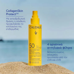 Caudalie Invisible High Protection Spray Αντηλιακό Spray για Πρόσωπο & Σώμα SPF50, 150ml