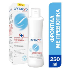 Lactacyd Pharma Intimate Wash With Prebiotics + Καθαριστικό Ευαίσθητης Περιοχής Με Πρεβιοτικά, 250ml