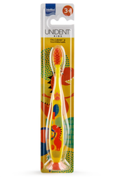 Intermed Unident Kids Toothbrush Yellow για 3+ ετών, 1 τεμάχιο