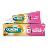Corega Max Hold & Comfort Στερεωτική Κρέμα Τεχνητής Οδοντοστοιχίας, 40g