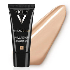 Vichy Dermablend Fluid Make-Up 35 Sand Διορθωτικό Make-Up Υψηλής Κάλυψης έως 16hrs, 30ml
