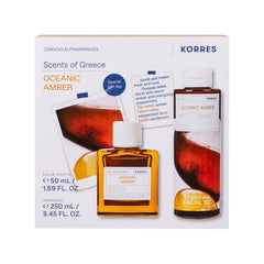 Korres Promo Oceanic Amber Eau De Toilette Ανδρικό Άρωμα 50ml & Oceanic Amber Scented Shower Gel 250ml