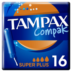 Tampax Super Plus Ταμπόν 16 τεμ.