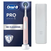 Oral-B Pro Series 1 Electric Toothbrush with Travel Case Ηλεκτρική Οδοντόβουρτσα Ροζ με Θήκη Ταξιδίου, 1τεμ