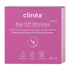 Clinéa Αντιγηραντική Κρέμα Ημέρας Bak Off Wrinkles RICH SPF20 50ml