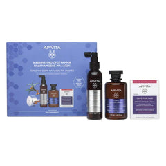 Apivita Promo Λοσιόν Kατά της Tριχόπτωσης 150ml & Tονωτικό Ανδρικό Σαμπουάν 250ml & Κάψουλες για Μαλλιά/Νύχια 30caps.