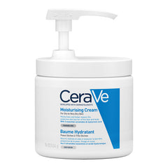 CeraVe Moisturising Cream Ενυδατική Κρέμα Προσώπου και Σώματος με Ceramides και Υαλουρονικό Οξύ 454gr με αντλία