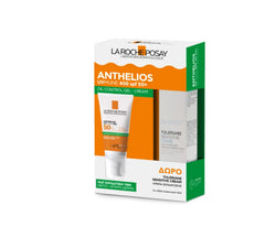 La Roche Posay Promo Anthelios UVMune 400 Oil Control Gel Cream Αντηλιακή Κρέμα Προσώπου για Ματ Αποτέλεσμα SPF50+, 50ml & Δώρο Toleriane Sensitive Cream Ενυδατική Κρέμα Προσώπου για Ευαίσθητες Επιδερμίδες, 15ml, 1σετ