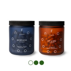 FOOON Stress Relief & Deep Sleep Pack Premium Συνδυασμός για Διαχείριση του Άγχους, Νευρική Ισορροπία & Αναζωογονητικό Ύπνο, 2x60 Κάψουλες