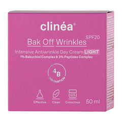 Clinéa Αντιγηραντική Κρέμα Ημέρας Bak Off Wrinkles LIGHT SPF20 50ml