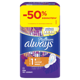 '-50% Always Platinum Normal (Μέγεθος 1) 24 Σερβιέτες