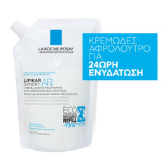 La Roche Posay Lipikar Syndet AP+ Refill Κρεμώδες Αφρόλουτρο για το Ξηρό Δέρμα με Τάση Ατοπίας, 400ml