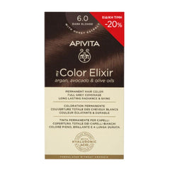 Apivita My Color Elixir 6.0, Βαφή Μαλλιών Ξανθό Σκούρο -20% Έκπτωση