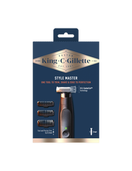 Gillette King C Style Master Ξυριστική Μηχανή Προσώπου Επαναφορτιζόμενη Αδιάβροχη