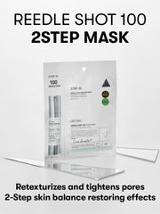 VT Cosmetics Reedle Shot 100 2-Step Mask Σετ Περιποίησης Προσώπου 2 Βημάτων