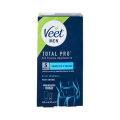 Veet Men Ανδρικό Αποτριχωτικό Κιτ για την Ευαίσθητη Περιοχή με Αποτριχωτική Κρέμα, 100ml & Καταπραϋντικό Βάλσαμο για Μετά την Αποτρίχωση, 50ml, 1σετ