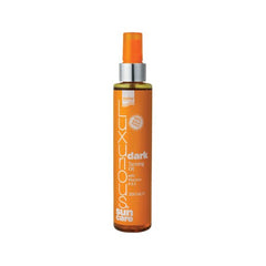 Intermed Luxurious Sun Care Dark Tanning Oil Ξηρό Λάδι Έντονου Μαυρίσματος 200 ml. Ξηρό λάδι σώματος με εταξένια σύνθεση που ενυδατώνει την επιδερμίδα σε βάθος και χαρίζει γρήγορο, έντονο και χρυσαφένιο μαύρισμα που διαρκεί