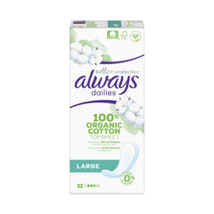 Always Dailies Cotton Protection Σερβιετάκια Large x32