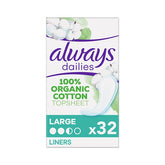 Always Dailies Cotton Protection Σερβιετάκια Large x32