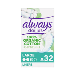 Always Dailies Cotton Protection Σερβιετάκια Large x32