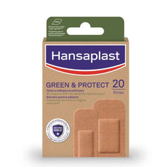 Hansaplast Green & Protect Eco Αυτοκόλλητα Επιθέματα 20τμχ.