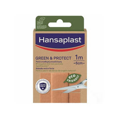Hansaplast Green & Protect Επιθέματα Πληγών Φιλικά Προς Το Περιβάλλον 1m x 6cm 1τμχ.