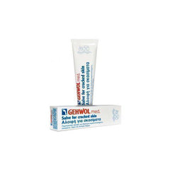 Gehwol med Salve for Cracked Skin Αλοιφή Για Σκασίματα 75ml. Μαλακώνει τις σκασμένες πτέρνες, θρέφει & αναπλάθει το δέρμα του πέλματος, απαλύνει τα σκληρά σημεία, αποκαθιστά τη φυσική υφή της επιδερμίδας & προστατεύει από τις φλεγμονές.