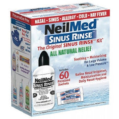NeilMed Sinus Rinse Kit Σύστημα Ρινικών Πλύσεων 60 Φακελίσκοι. Σύστημα ρινικών πλύσεων που βοηθάει στην αποτελεσματική ανακούφιση των ρινοκολπικών παθήσεων και των αλλεργιογενών συμπτωμάτων χρόνιας ή εποχικής φύσης.