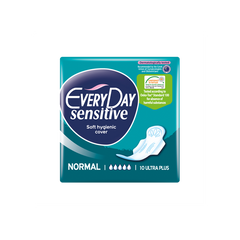 EveryDay Sensitive Normal Ultra Plus Σερβιέτες 10 Τμχ.