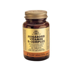 Solgar Megasorb Vitamin B-Complex Συμπλήρωμα διατροφής 50tabs.