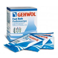 Gehwol Foot Bath ποδόλουτρο 200 gr 10 φακελλάκια. Ποδόλουτρο, καθαρίζει βαθιά το δέρμα, μαλακώνει σκληρύνσεις και κάλους, φρεσκάρει τα κουρασμένα πόδια και καταπολεμά την κακοσμία τους.