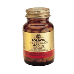 Solgar Folic Acid 400μg Συμπλήρωμα διατροφής 100tabs.