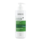 Vichy Dercos Anti-Dandruff DS Shampoo for Normal to Oily Hair, Αντιπυτιριδικό σαμπουάν για Κανονικά-Λιπαρά Μαλλιά, 390ml
