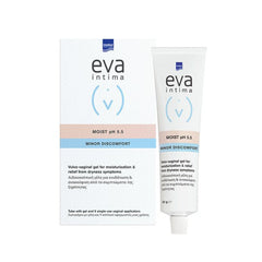 Eva Intima Minor Discomfort Moist pH 5.5 Γέλη για την Ευαίσθητη Περιοχή 50g + 9 Κολπικοί Εφαρμοστές Μιας Χρήσης.