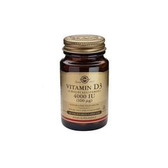 Solgar Vitamin D3 4000 IU (100 µg) Συμπλήρωμα διατροφής 60 Vegetable capsules.