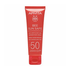 Apivita Bee Sun Safe Anti-Spot & Anti-Age SPF50 , Αντηλιακή Κρέμα Προσώπου κατά των Πανάδων & των Ρυτίδων 50ml.