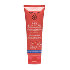 Apivita Bee Sun Safe Travel Size Hydra Fresh Face & Body Milk SPF50 Αντηλιακό Γαλάκτωμα Προσώπου & Σώματος 100ml.